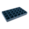 Melii Snackle XL Box Kids Snack Box Storage 24 Adjustable Compartments - Blue