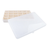 Melii Snackle XL Box Kids Snack Box Storage 24 Adjustable Compartments - Ivory
