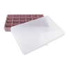 Melii Snackle XL Box Kids Snack Box Storage 24 Adjustable Compartments - Pink