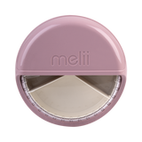 Melii Luxe Spin Snack Container 3 Compartments Pink