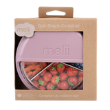 Melii Luxe Spin Snack Container 3 Compartments Pink