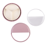 Melii Luxe Spin Snack Container 3 Compartments Pink