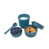 Melii Luxe Yoghurt or Salad On-The-Go with Spoon 780ml - Blue