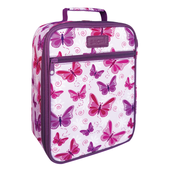 Sachi Butterflies 225 Lunch Tote - Pink