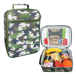 Sachi Style 225 Insulated Junior Lunch Tote Camo Green