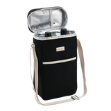 Sachi Insulated Two Bottle Wine Cooler Bag