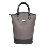 Sachi Insulated Two Bottle Wine Tote Bag - Charcoal