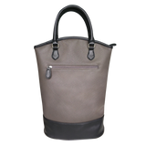 Sachi Insulated Two Bottle Wine Tote Bag - Charcoal