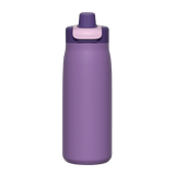 Oasis Flip-Top Stainless Steel Double Wall Insulated Drink Bottle 600ml