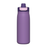 Oasis Flip-Top Stainless Steel Double Wall Insulated Drink Bottle 600ml