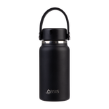 Oasis Stainless Steel Double Wall Insulated Mini Bottle 200ml - Black