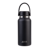 Oasis Stainless Steel Double Wall Insulated Mini Bottle 300ml - Black