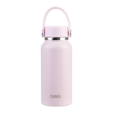 Oasis Stainless Steel Double Wall Insulated Mini Bottle 300ml - Pink Lemonade