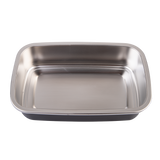 Oasis Microwave Safe Rectangular Stainless Steel Container 700ml