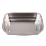 Oasis Microwave Safe Rectangular Stainless Steel Container 700ml