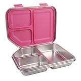 Oasis Stainless Steel 3 Compartment Bento Lunch Box 1200ml