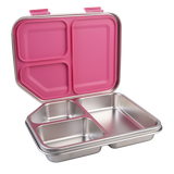 Oasis Stainless Steel 3 Compartment Bento Lunch Box 1200ml