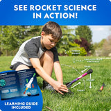 National Geographic Light-Up Air Rocket Launcher STEM Toy CANGAIRROCKET6L
