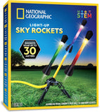 National Geographic Light-Up Air Rocket Launcher STEM Toy CANGAIRROCKET6L