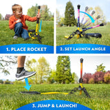 National Geographic Light-Up Air Rocket Launcher STEM Toy CANGAIRROCKET6L