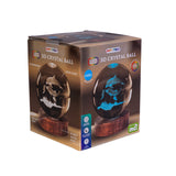 Dolphin 3D Crystal Ball Lamp With LED Light Base USB Powered