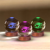 Turtle 3D Crystal Ball Lamp LED Night Light Home Decor