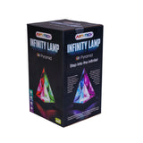 Pyramid Infinity Lamp 3D Optical Illusion LED Light Decor