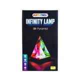Pyramid Infinity Lamp 3D Optical Illusion LED Light Decor