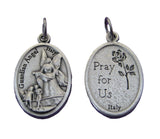 Saint Pendant Saints Religious Patron Charm Medal Necklace Italy Guardian Angel