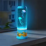 Jellyfish Cylinder LED Lamp with Mesmerising Colour Changing Lights