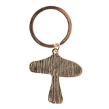 Lucky Toadstool Keyring Enchanted Forest Mushroom Design Accessory Gift