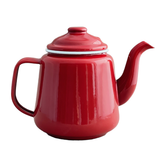 Falcon Teapot Red White 14 cm 1.5L