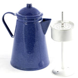 Falcon Coffee Percolator Blue White Speckle 16 cm 2.7L
