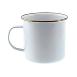 Falcon Mug White Copper Rim 9 cm 500 ml