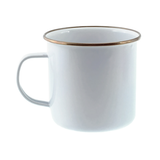 Falcon Mug White Copper Rim 9 cm 500 ml