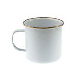 Falcon Mug White Copper Rim 8 cm 350 ml