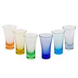 G&S Shot Glasses Set 6 Assorted Colours