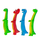 4 pieces Dino Wiggly Finger Puppet - Fun Prehistoric Character Toy for Kids Assorted