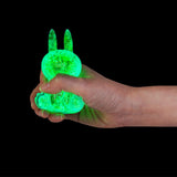 3 pieces Smoosho's Super Squeeze Glow in the Dark Rabbit Sensory Toy Assorted
