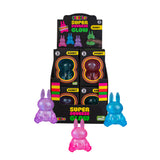 3 pieces Smoosho's Super Squeeze Glow in the Dark Rabbit Sensory Toy Assorted