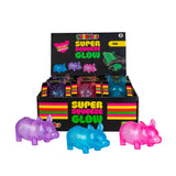 3 pieces Smoosho's Super Squeeze Glow in the Dark Pig Sensory Toy Assorted