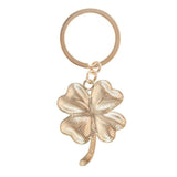 Enamel Lucky Four-Leaf Clover Keyring St Patrick's Day Keepsake Gift
