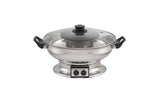 Maxim Teppanyaki 2.5L Steam Boat Electric Hot Pot 1350W 2.5Lw/600W Removable BBQ Grill