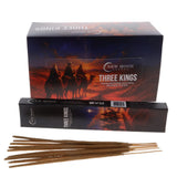 Three Kings 120 Incense Sticks New Moon India Relaxation Fragrance Odours
