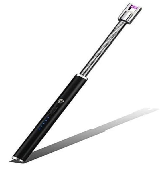 Plasma ARC Flameless USB Lighter BBQ Windproof Kitchen Candle Rechargeable Tool