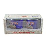 Rojo Billy Tea Enamel Mug Set of 2 450ml Blue