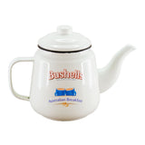 Rojo Bushells Enamel Teapot Cream 1.4L
