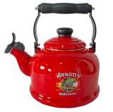 Rojo Arnott's Enamel Whistling Kettle 2.1L Red