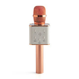 My Song! Karaoke Microphone Bluetooth Rose Gold Wireless Handheld Mic