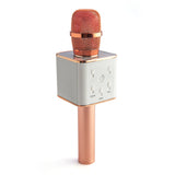 My Song! Karaoke Microphone Bluetooth Rose Gold Wireless Handheld Mic